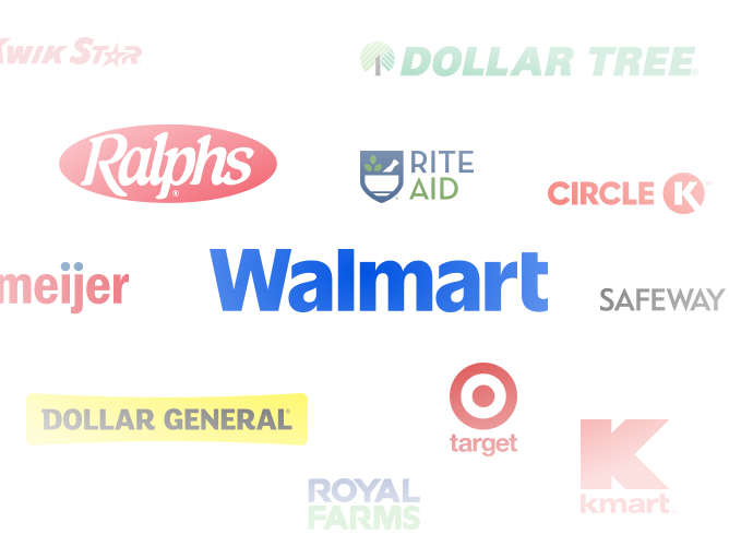 Retailer logos